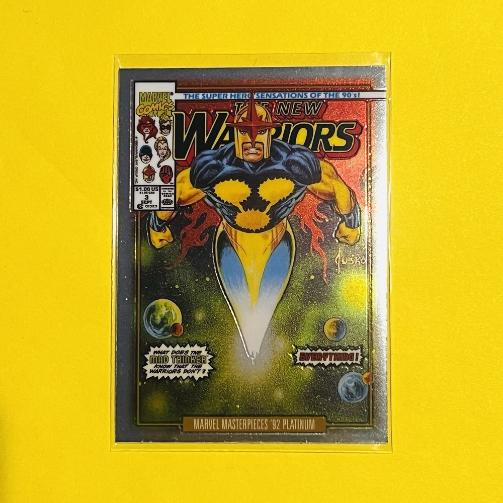 Marvel Masterpieces‎ '92 Platinum NOVA Variant Cover 68-V